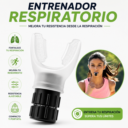 Entrenador Respiratorio Ajustable FiittPro | Mejora tu Resistencia